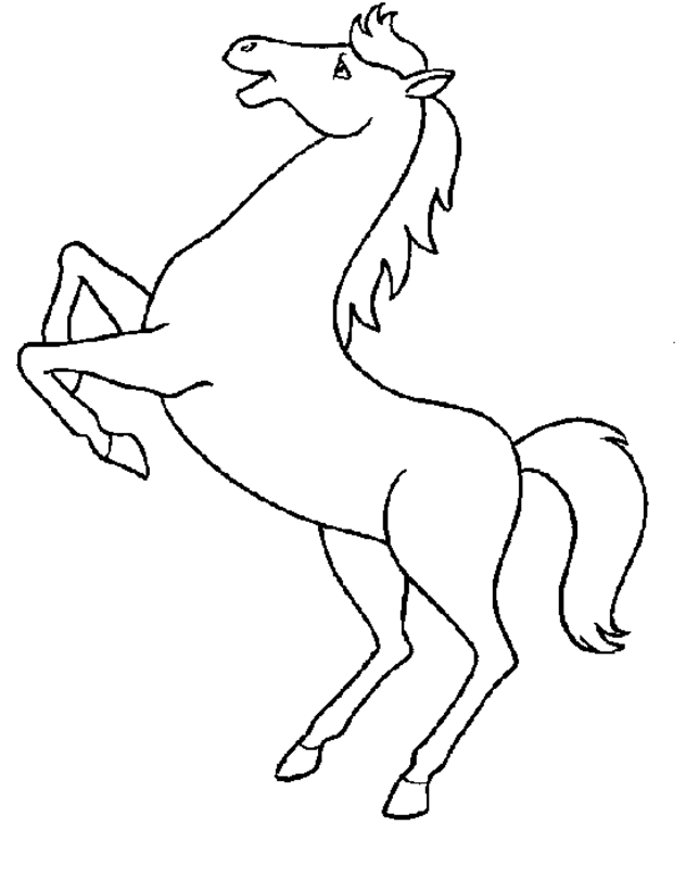 Free Horse Coloring Pages To Print | Mewarnai