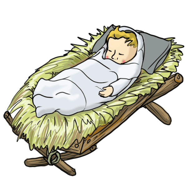Pictures Of Baby Jesus In The Manger - Clipart library