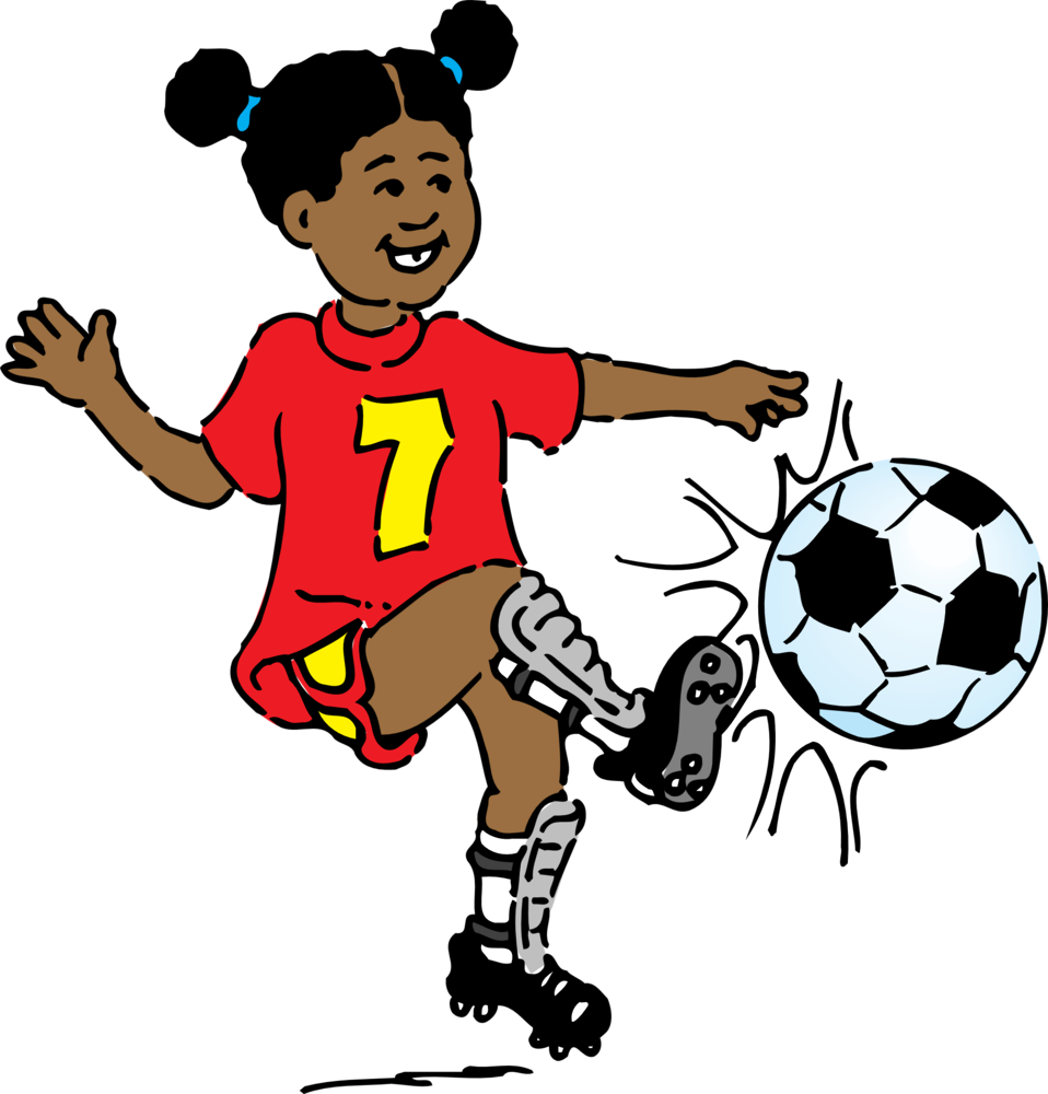 Images For  Kicking Ball Clipart
