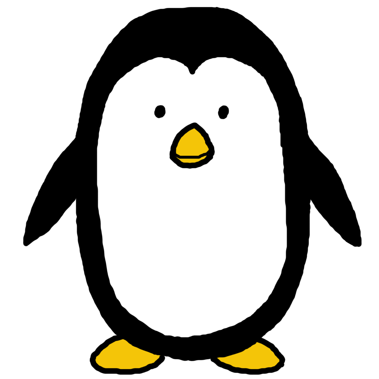Free Simple Cartoon Penguin Download Free Clip Art Free Clip Art On Clipart Library