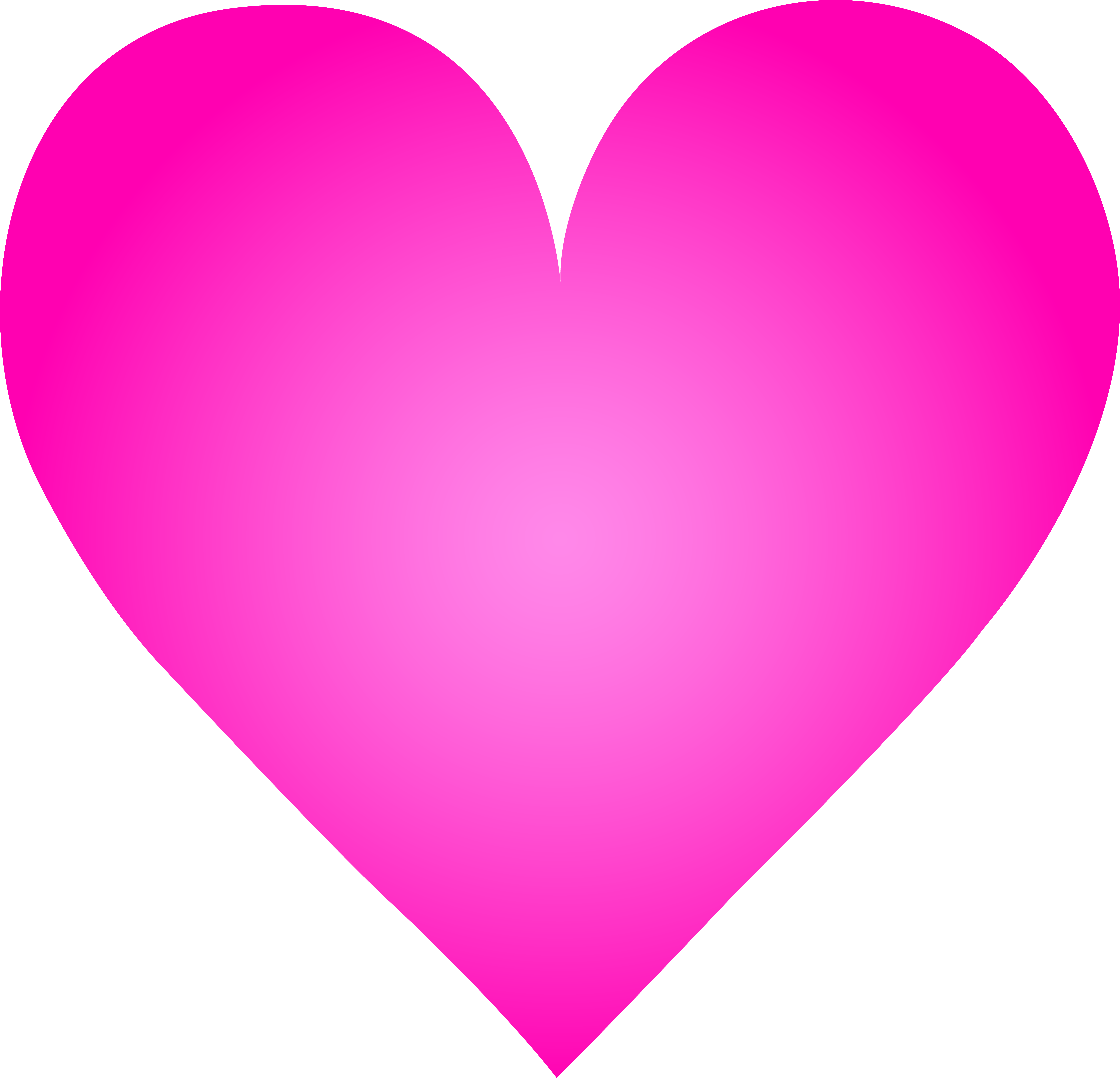 Big Pink Heart - Free Clip Art