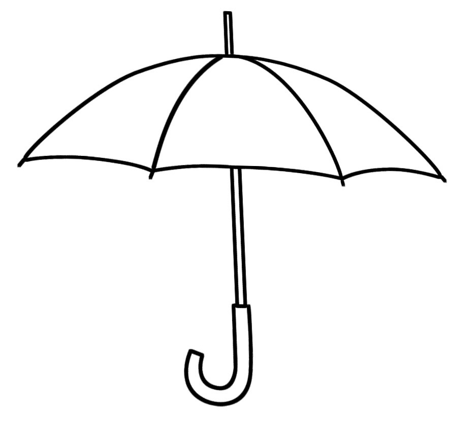 Umbrella Day Coloring Pages : A Nice Little Umbrella Day Coloring 