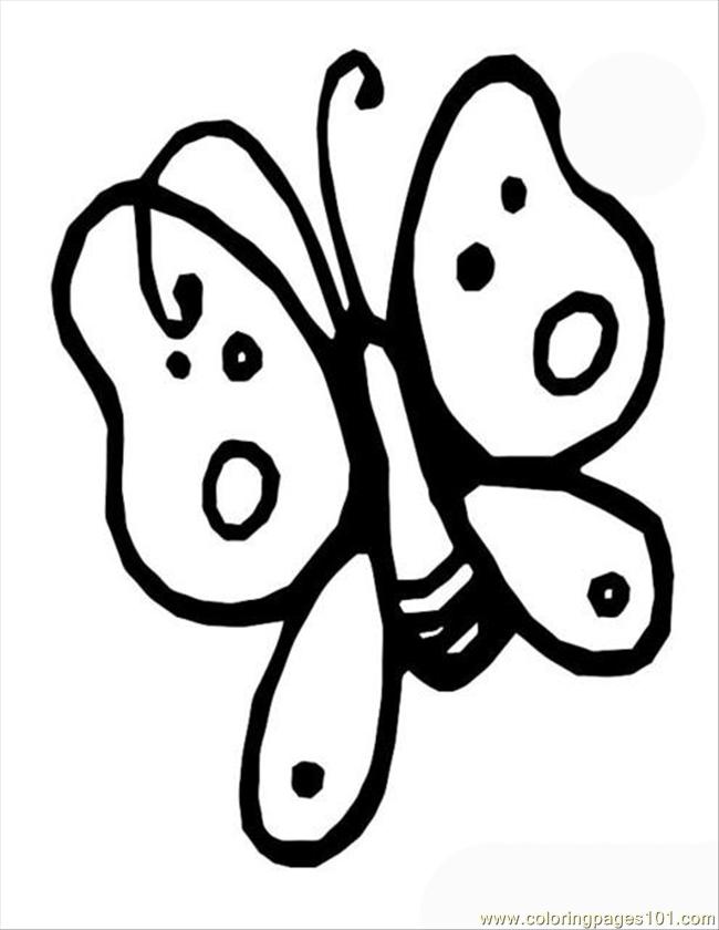 Coloring Pages Nsect Butterfly Summer Spring (Animals  Insects 