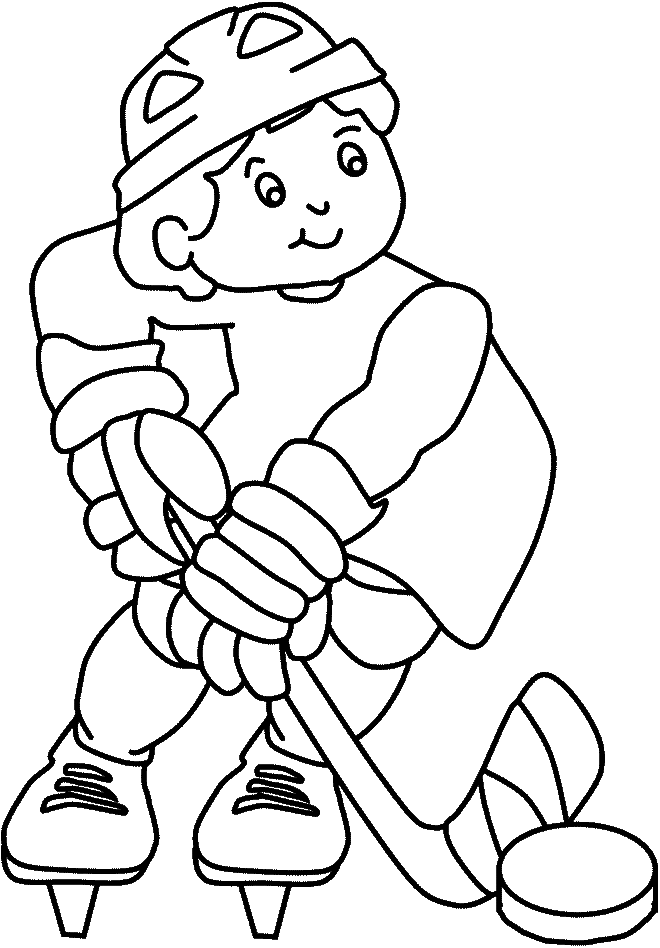 Free Printable Hockey Coloring Pages For Kids - Clipart library 