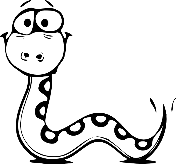 Free Cartoon Snake Black And White, Download Free Cartoon Snake Black And  White png images, Free ClipArts on Clipart Library