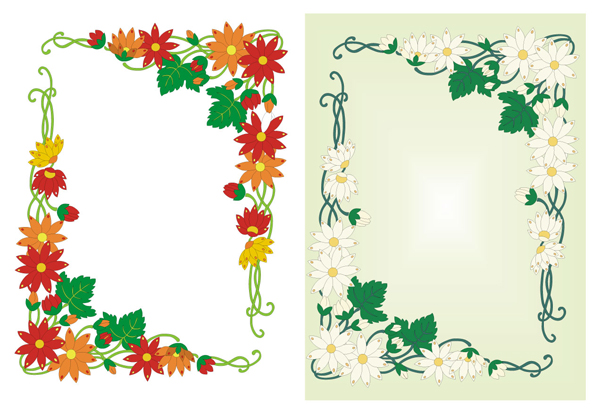Massive Collection of Vintage Vector Graphics: Floral Borders 