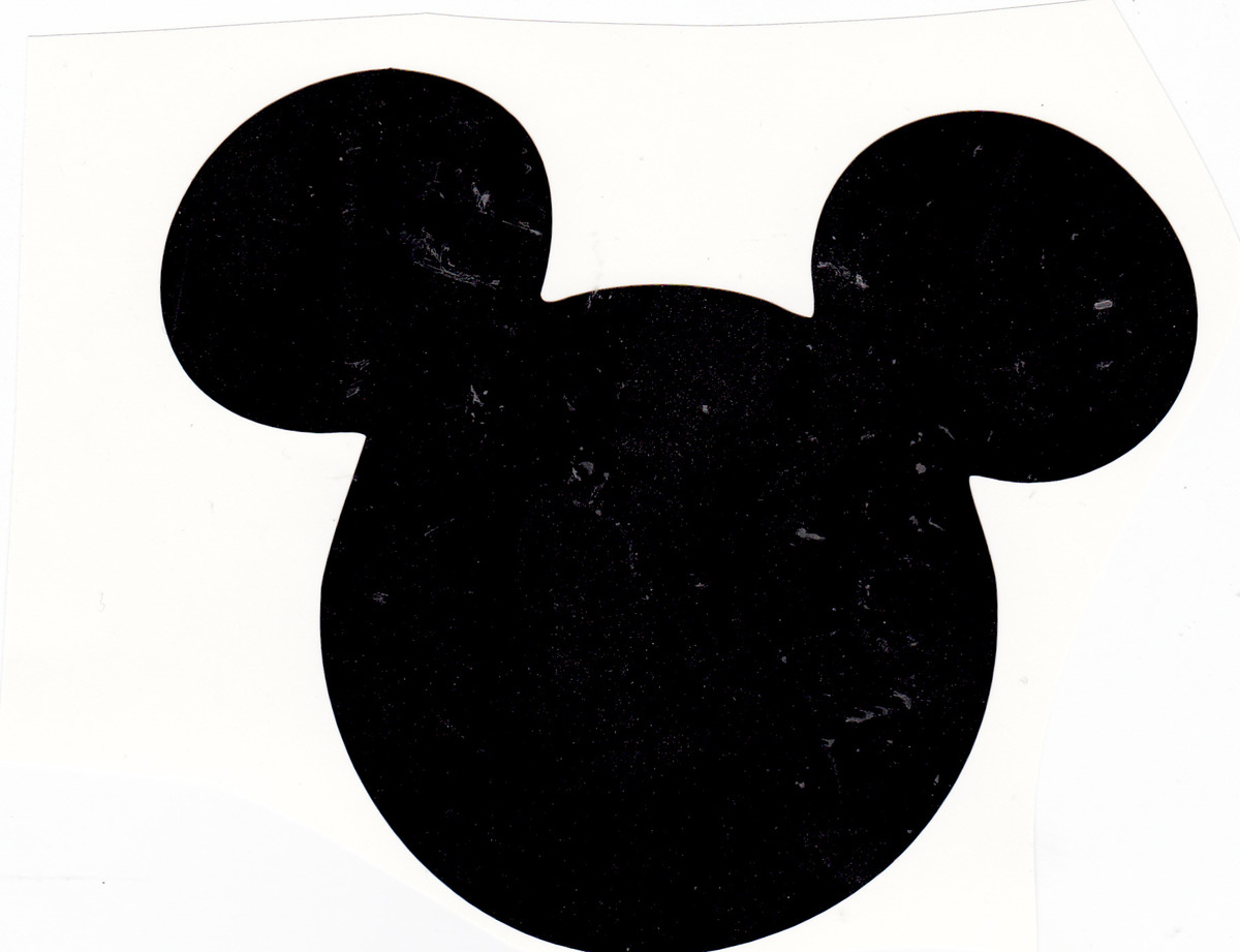 Printable Mickey Mouse Stencil
