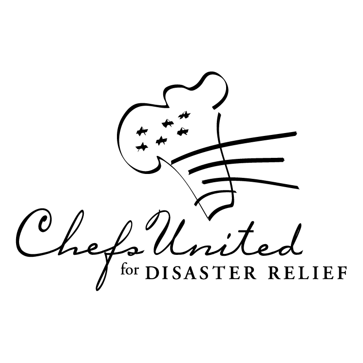 Chefs united for disaster relief Free Vector 