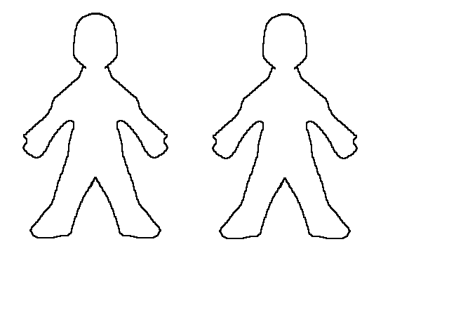 Body Outline Printable - Clipart library