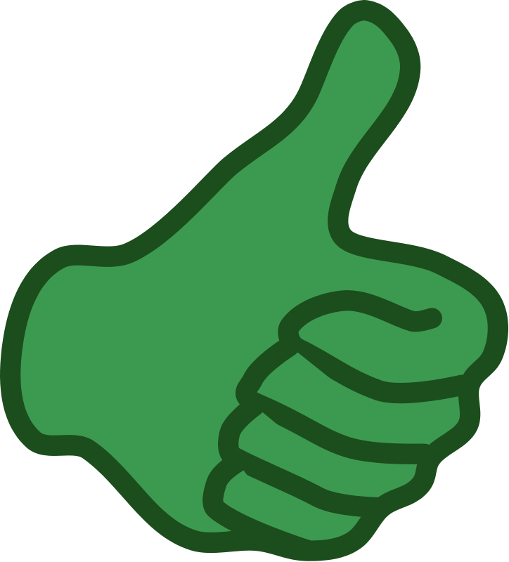 Good Thumb Up - Clipart library