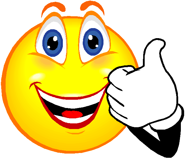 thumbs up smiley face clip art