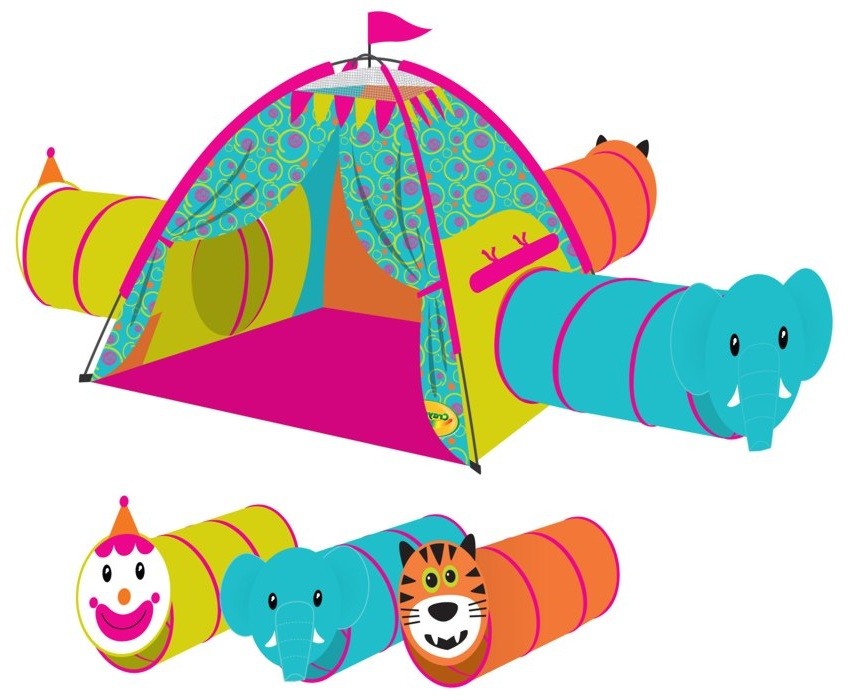 Camping Station - Giga Tent Circus Adventure Dome and Tunnels