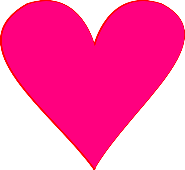 Pink Heart Clipart | Clipart library - Free Clipart Images