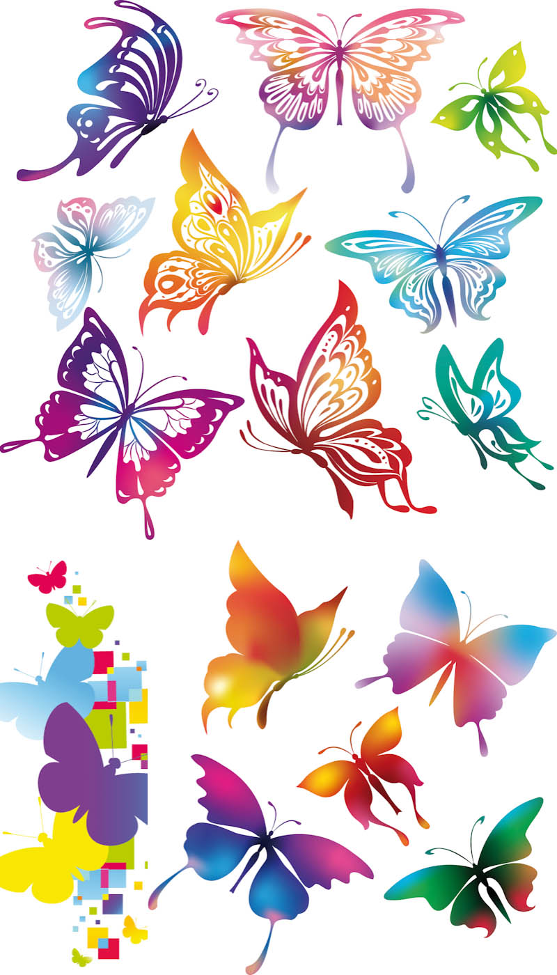 Butterflies Free Vector Clipart Face Clipart - Free Clip Art Images