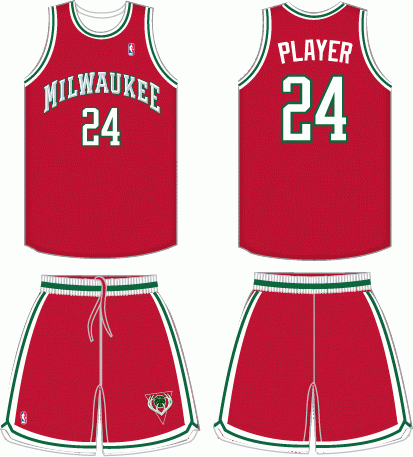 Milwaukee Bucks Alternate Uniform - National Basketball 