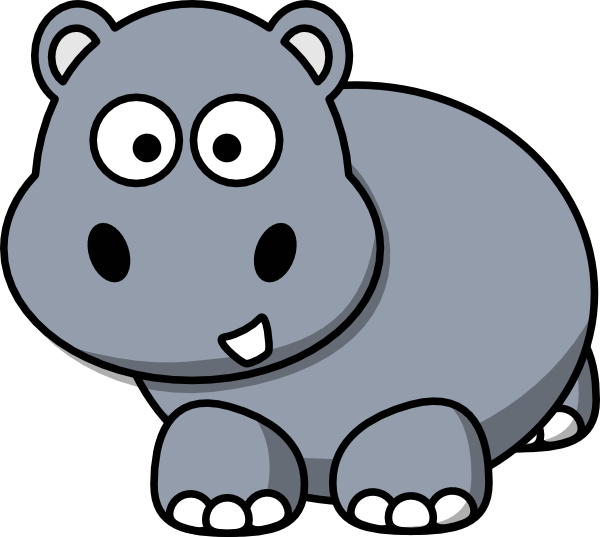 Cartoon Hippo Image - Clipart library
