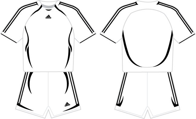 adidas soccer uniform template - Clip Art Library