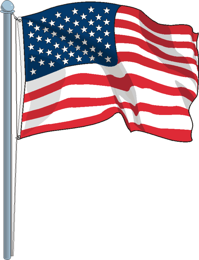 printable american flags Clip Art Library