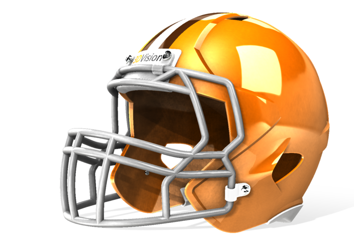 Football Helmet - STL, STEP / IGES, SOLIDWORKS - 3D CAD model 