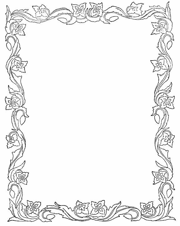 Decorative Printable Lined Paper With Border