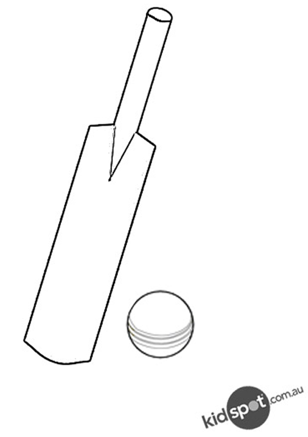 cartoon cricket bat drawing - Clip Art Library