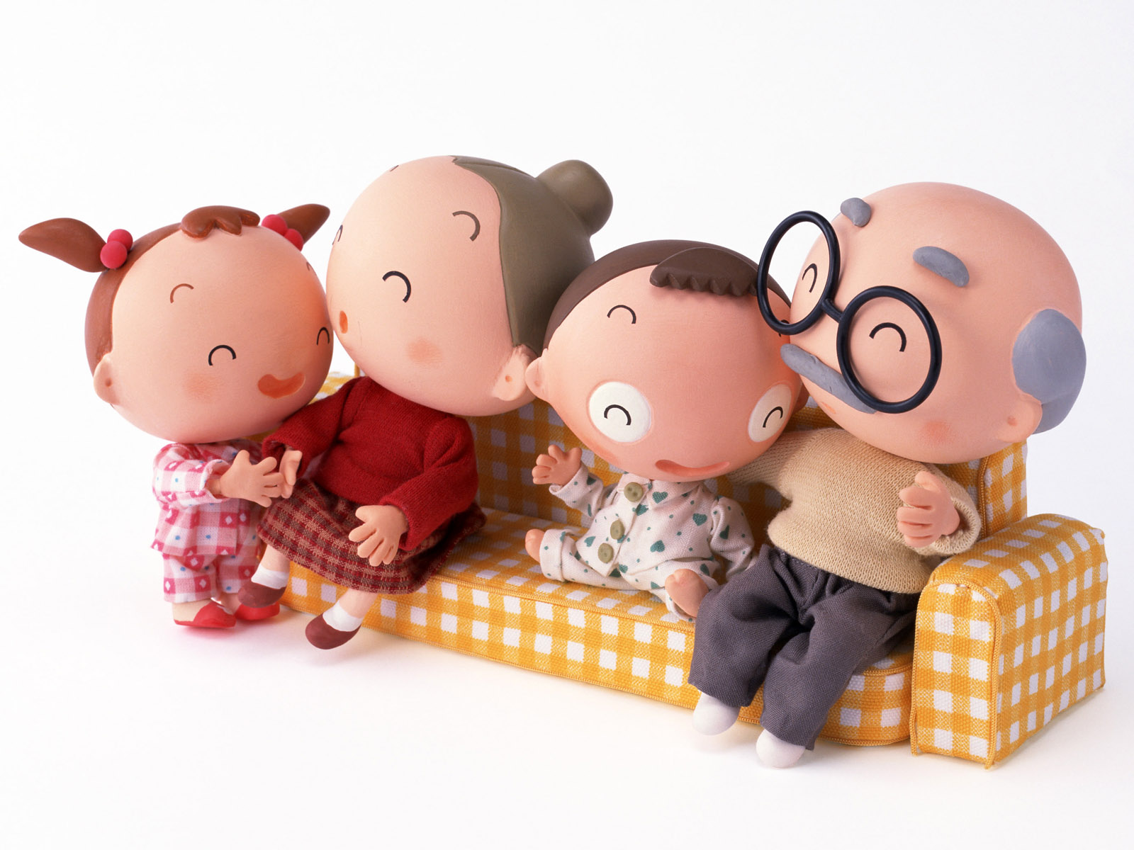 cartoon happy cute family - Clip Art Library