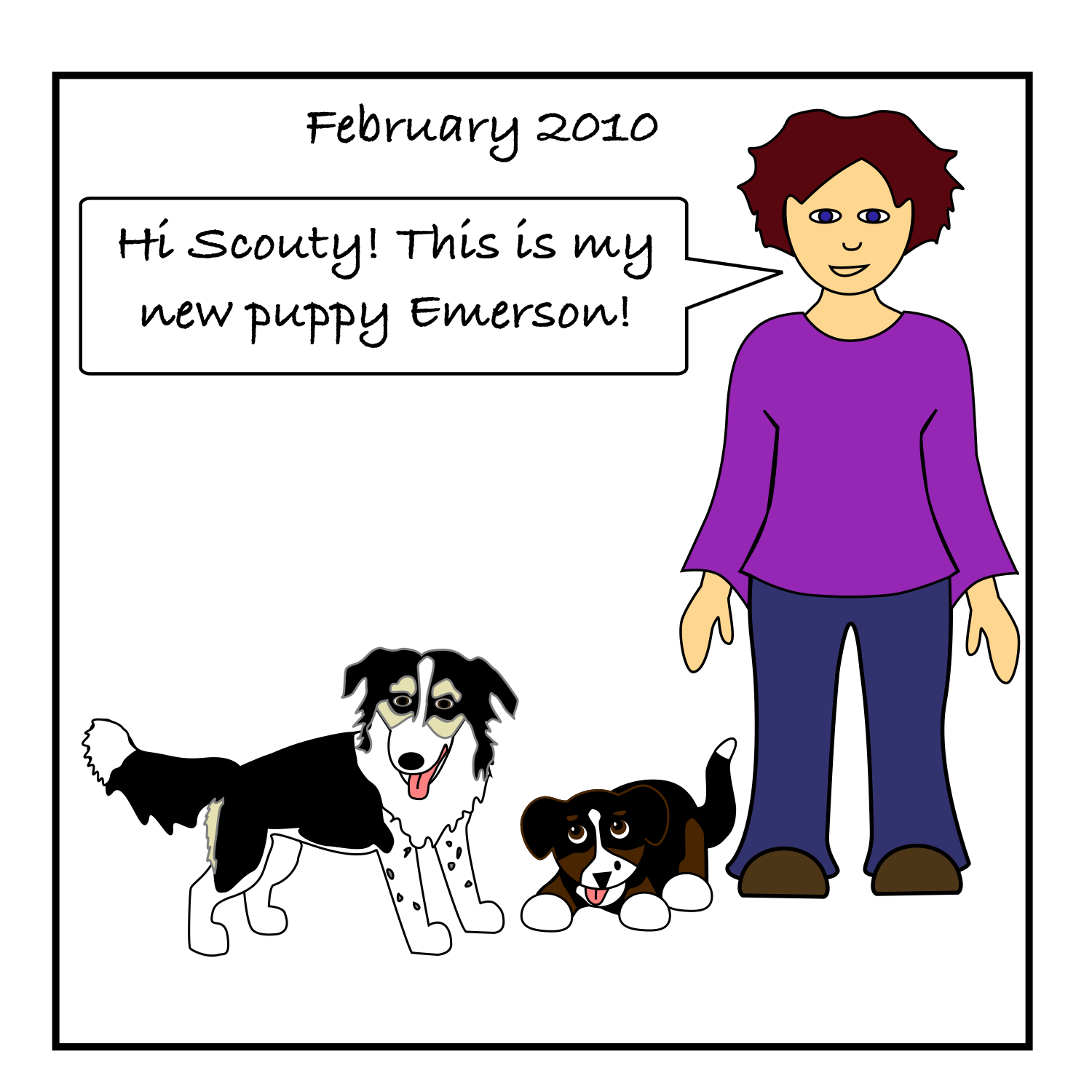 Evolution of a canine friendship (cartoon) | My Dog Said