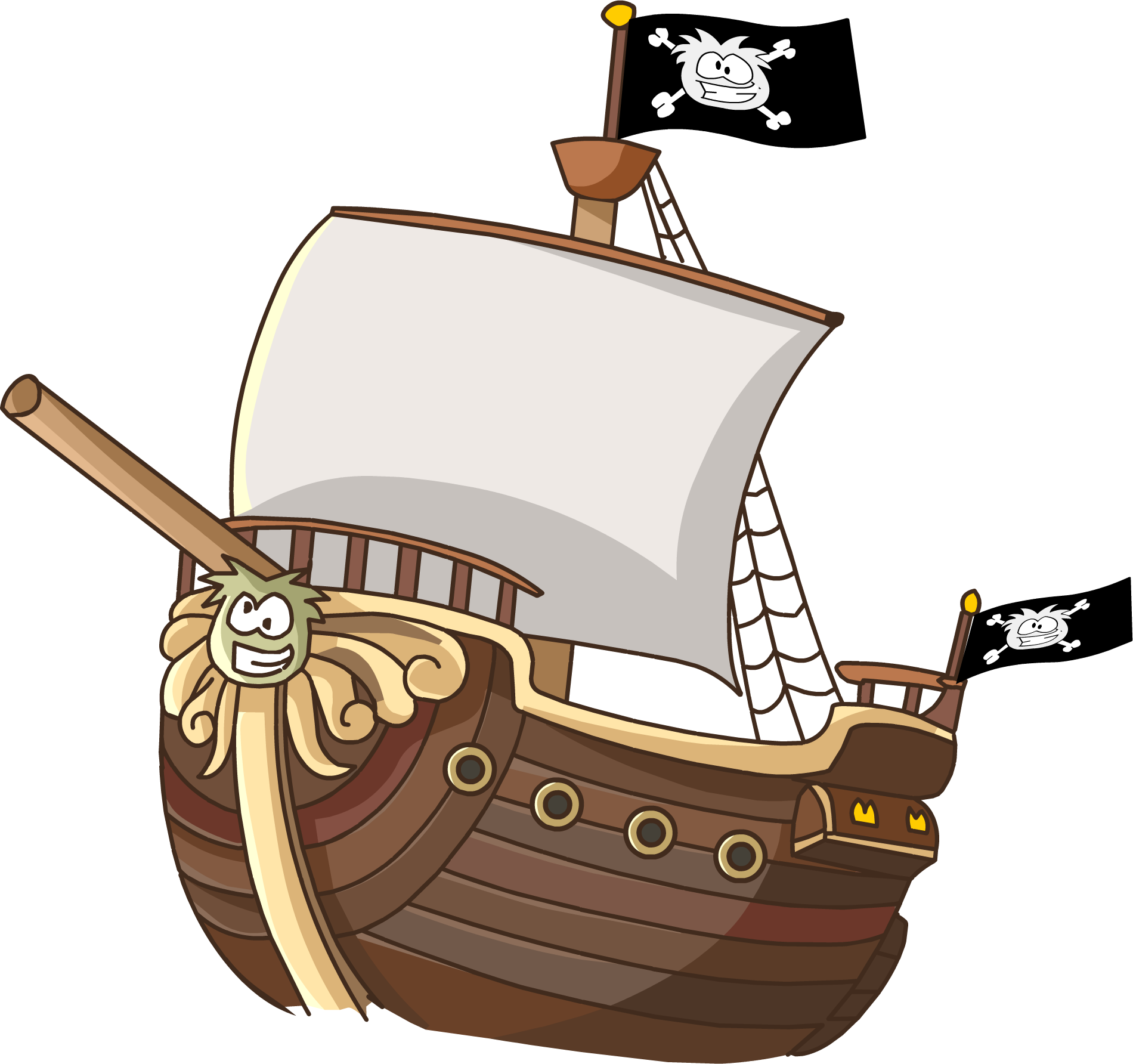 pirates on ship clipart - Clip Art Library