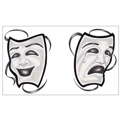 comedy tragedy masks? 