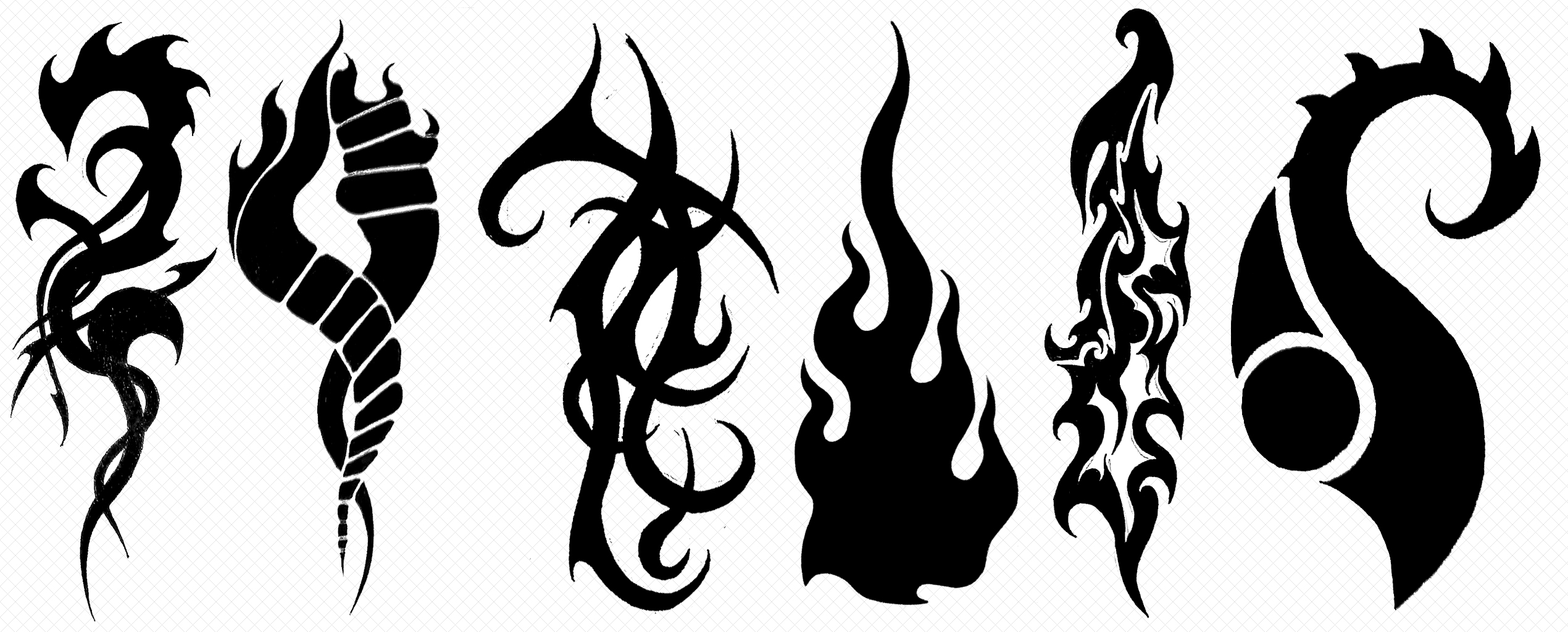 Tattoos III - Black Abstract by Eel-Ecurb on Clipart library