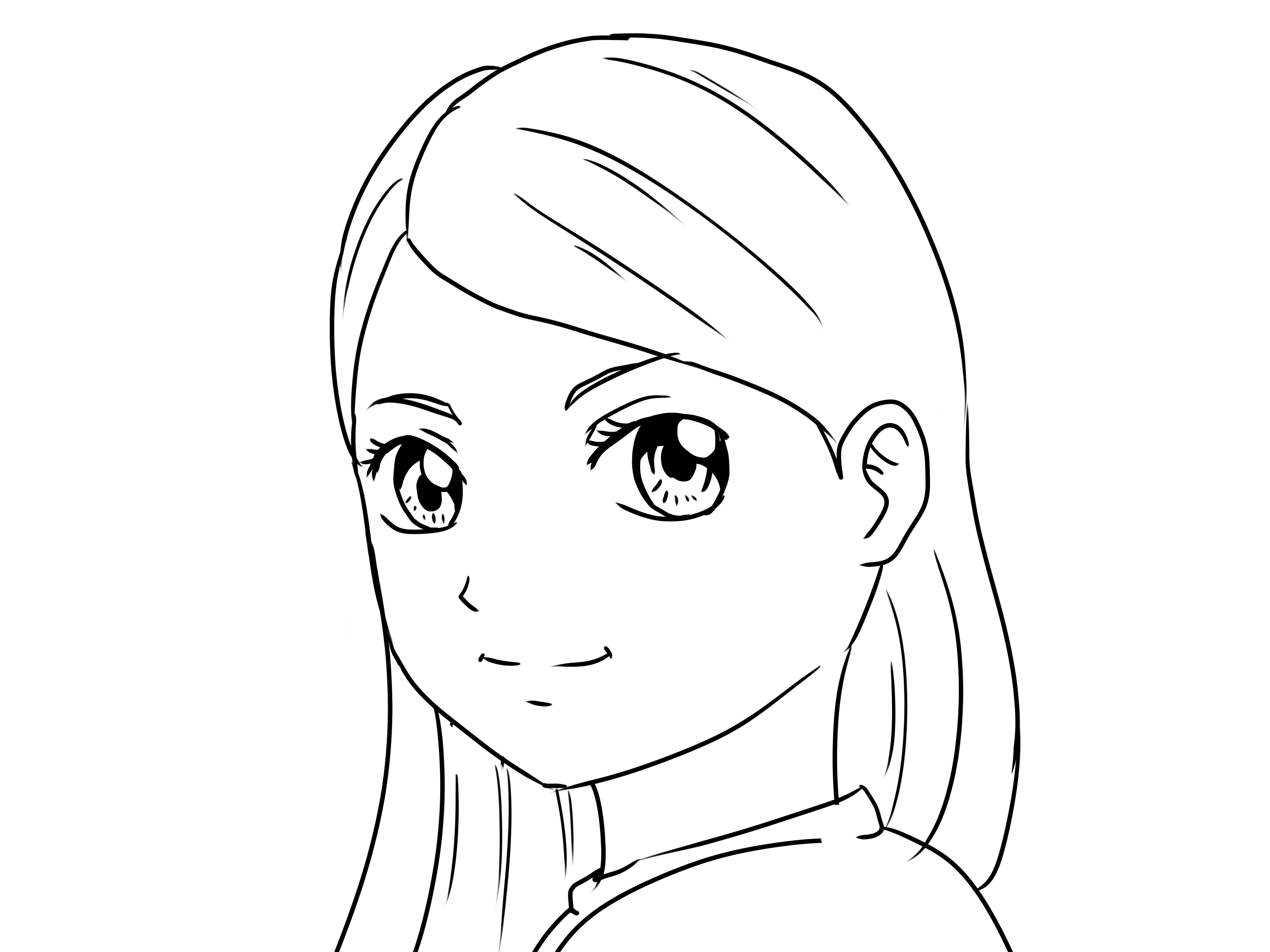 Free Easy Girl Drawing, Download Free Easy Girl Drawing png images