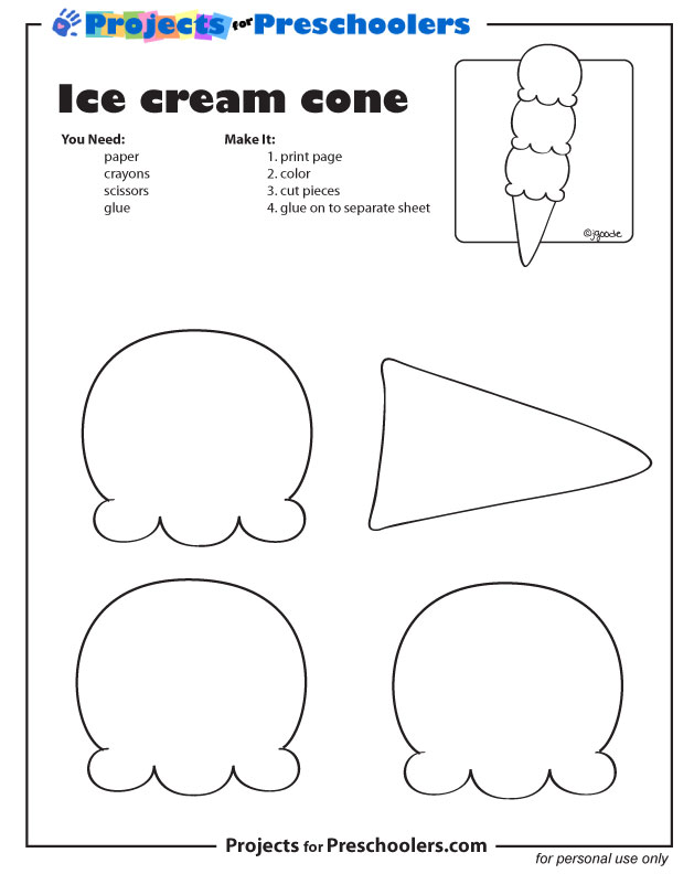 ice-cream-cone-template-pre-k-pinterest