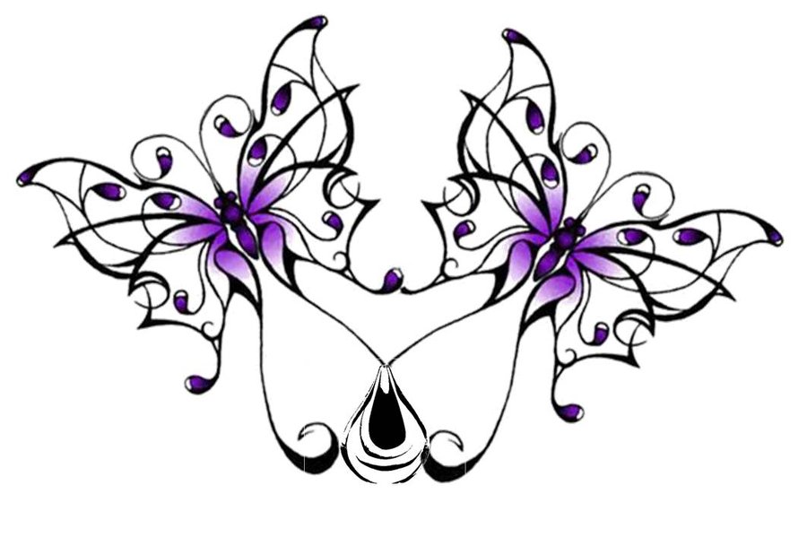 butterfly tattoos - Clip Art Library