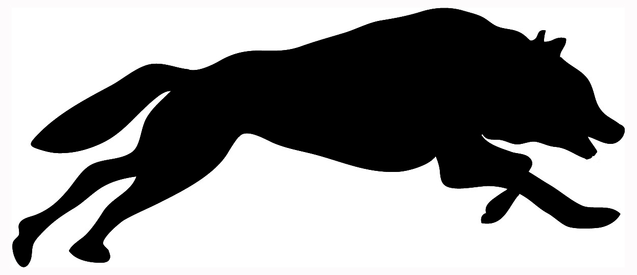 Wolf Silhouette Clip Art - Clipart library