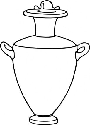 Greek Amphora Pottery clip art vector, free vector images - Vector.