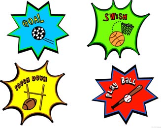 Sports Clip Art Black And White | Clipart library - Free Clipart Images