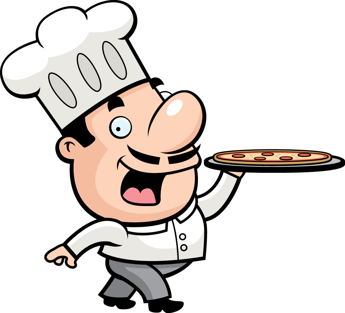 Chefs and food clip art Free Vector 