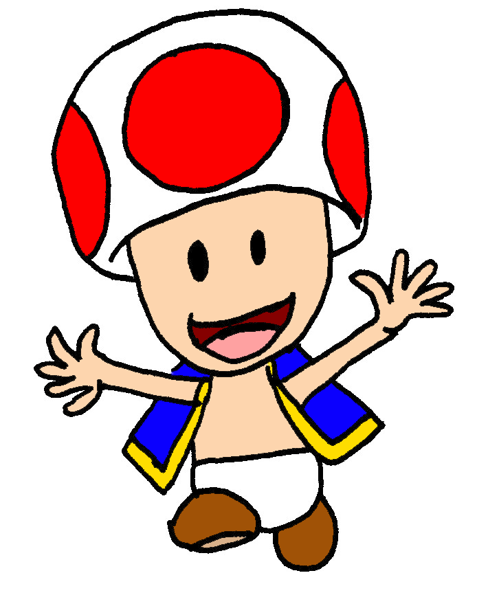 Clipart library: More Like .:Toad the mushroom:. by Aso-