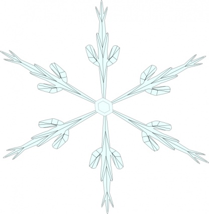 Snowflake 6 clip art - Download free Christmas vectors