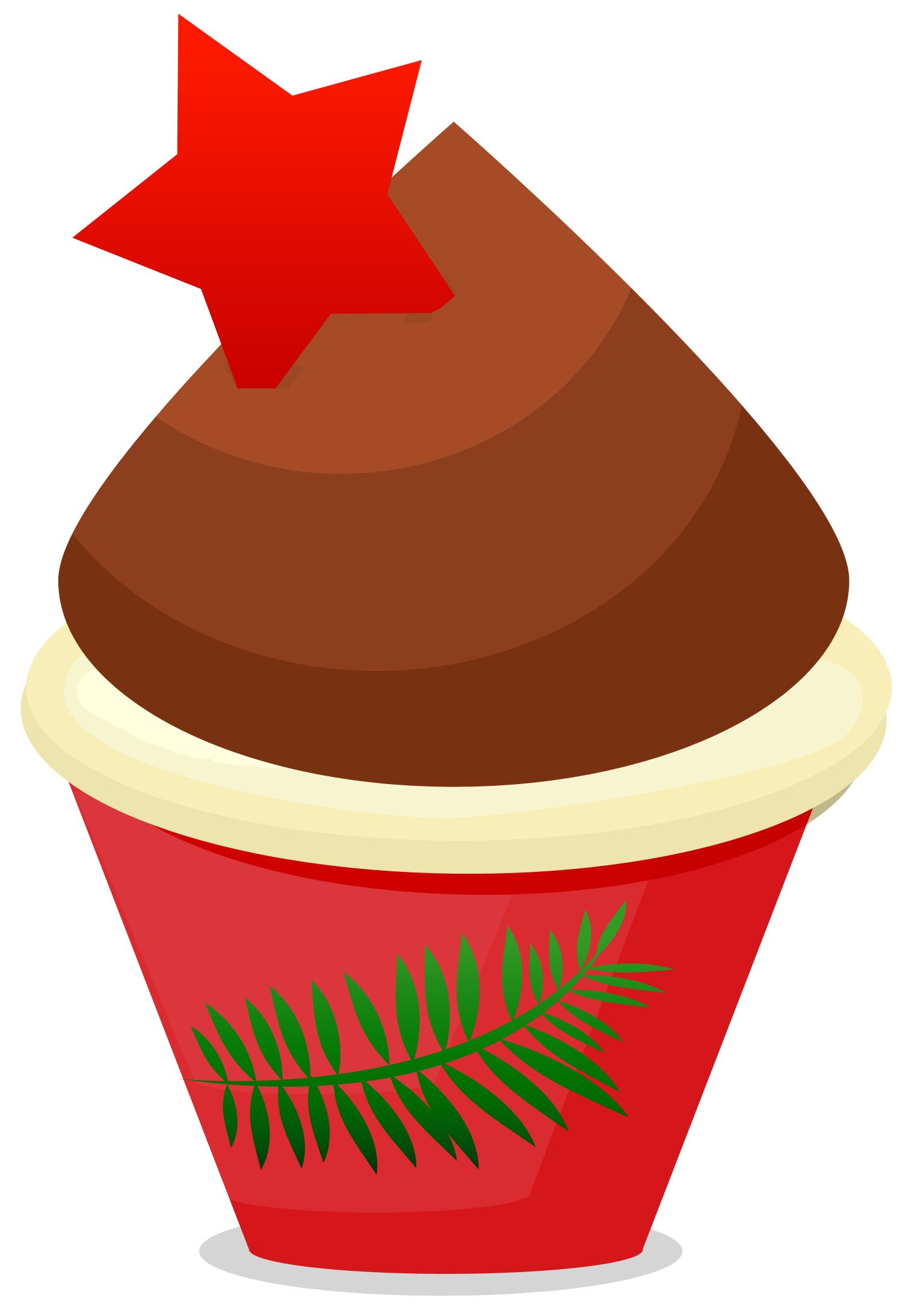 Free Christmas Cupcake Clipart | Cupcake Clipart