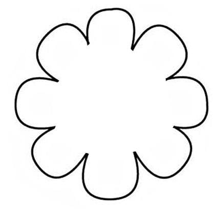 Flowers Template Free - Clipart library