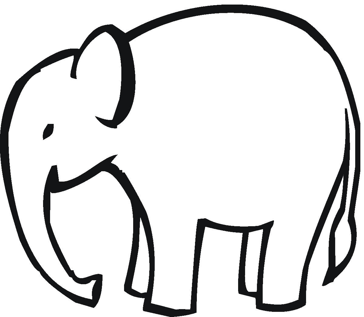 Circus Elephant Clipart Black And White | Clipart library - Free 