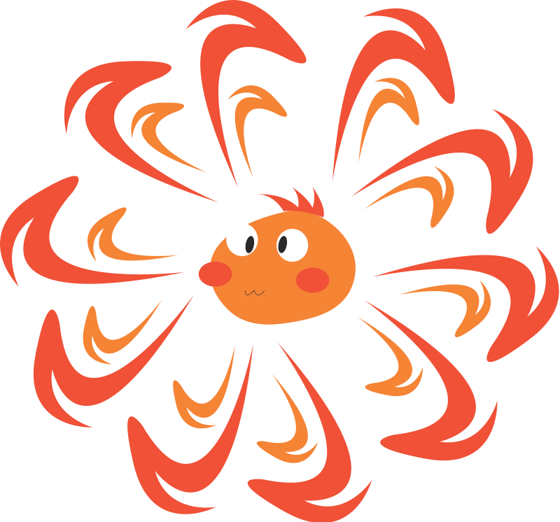 Sun (cartoon) Free Vector 