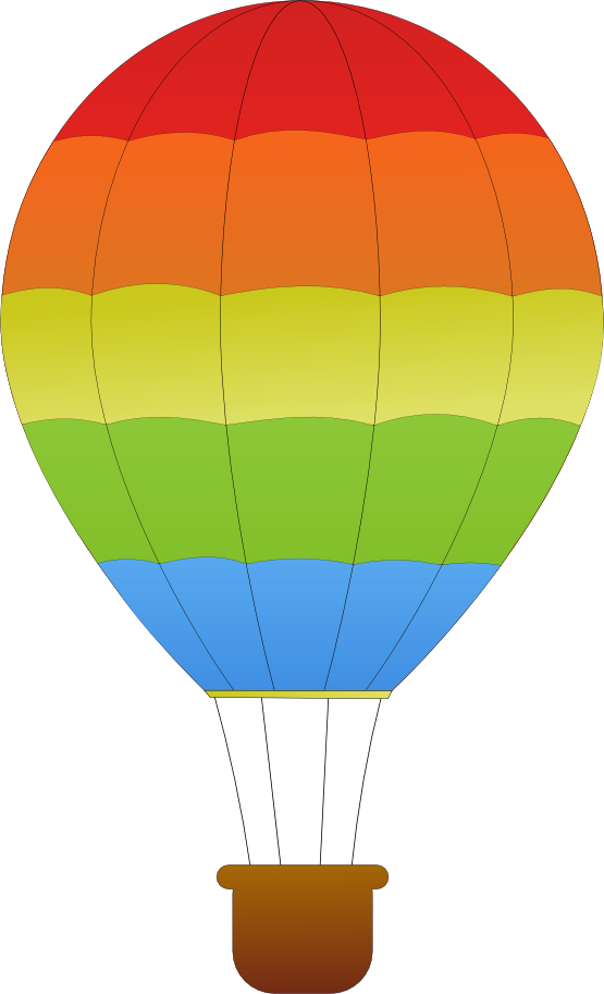 Cute Hot Air Balloon Clip Art