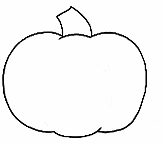 Pumpkin Outline Clip Art - Clipart library