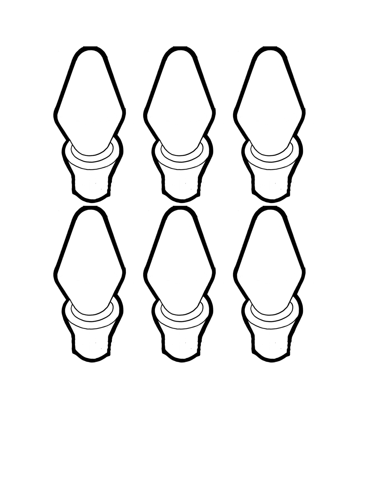 Christmas Light Template Clip Art Library