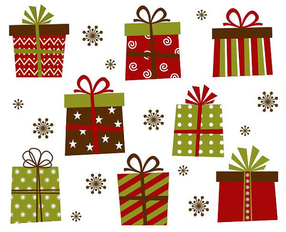 Christmas Gift Boxes Clip Art Xmas Giftboxes by YarkoDesign