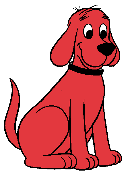 Clifford the Big Red Dog Clipart - Cartoon Characters Images 
