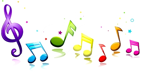Music Notes Clipart Colorful | Clipart library - Free Clipart Images