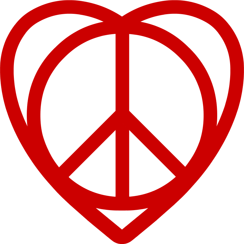 peace and love logo
